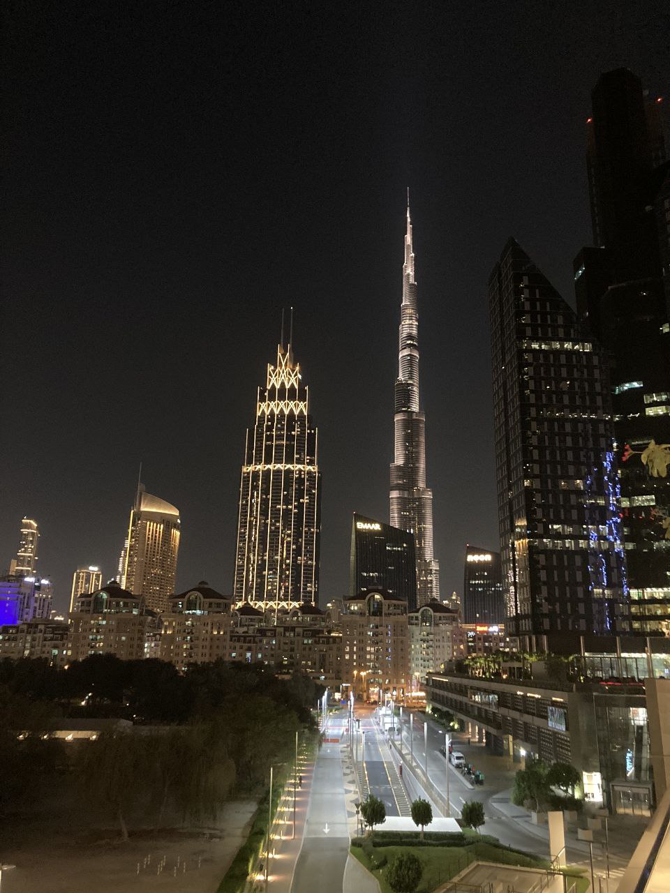Dubai at night